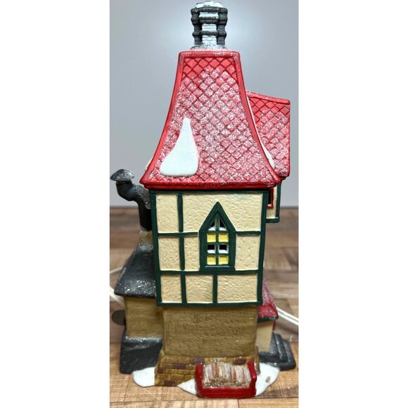 Dept 56 North Pole Series "Rimpys Bakery" Lighted Porcelain House 1991 - Picture 2 of 6